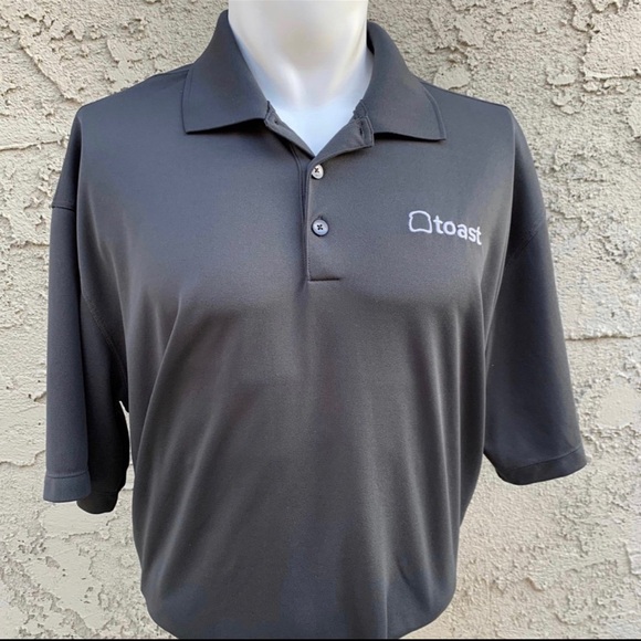 Nike Dark Gray Polo Shirt - Picture 1 of 7
